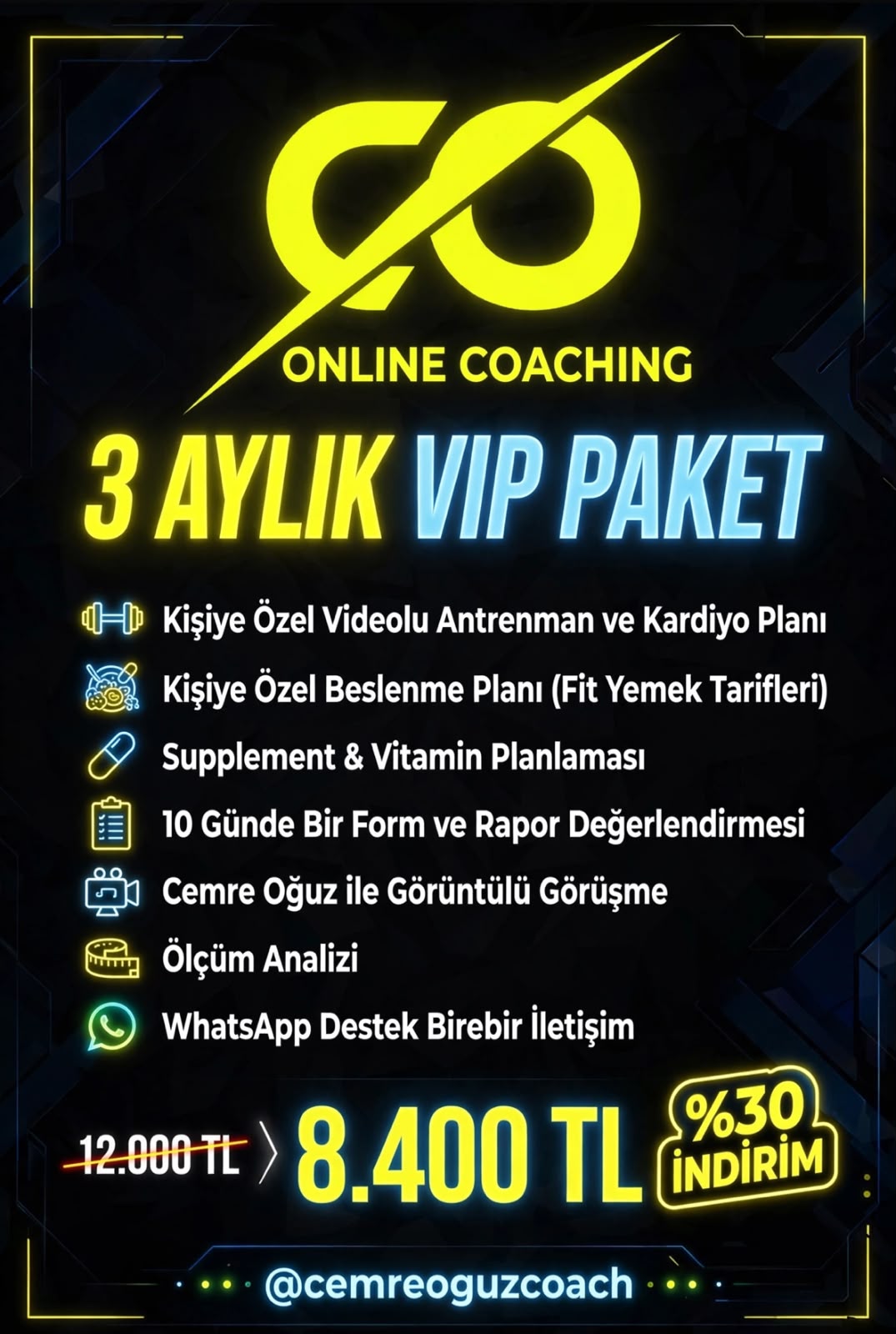 3 Aylık VIP Paket